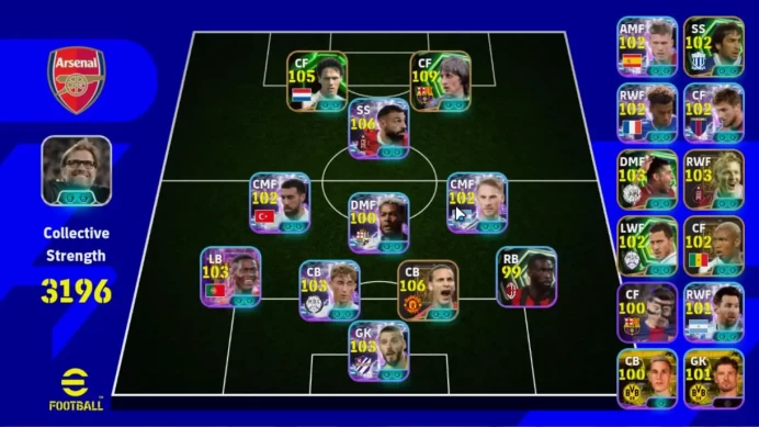 Mobile|Blitz Curler(Deside Doue),Phenom Pass(Dani Olmo),Visionary Pass(MacAllister),Willpower(Dirk Kuijt),Etc|TakeEmail|(EF1610)