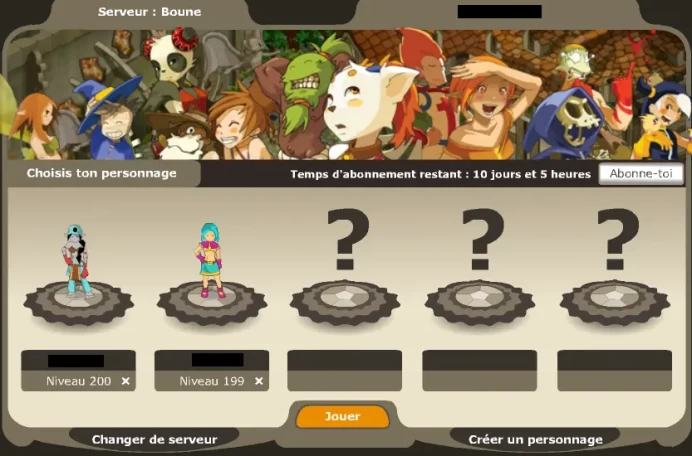 VIP BOUNE (Acc 2023) !! SACRI 200/ CRA 199 (ALL PARCHO 100 ALL/PARCHO Sorts/4 Metiers LVL 100 + BONUS KAMAS/Objets/Apparat) !! 100% Safe.