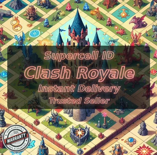KT 13 LEVEL 40+Trophies:6414+1 Evolution+111 Cards+3 Cards (14LVL)+5 Tower Skins+22 Emotes+1.2KK Gold+247 Gems+IOS/ANDROID #LOT-136411