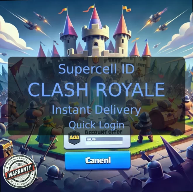 KT 14 LEVEL 46+Trophies:7030+2 Evolution+117 Cards+3 Cards (14LVL)+7 Tower Skins+48 Emotes+1KK Gold+3321 Gems+IOS/ANDROID #LOT-136439