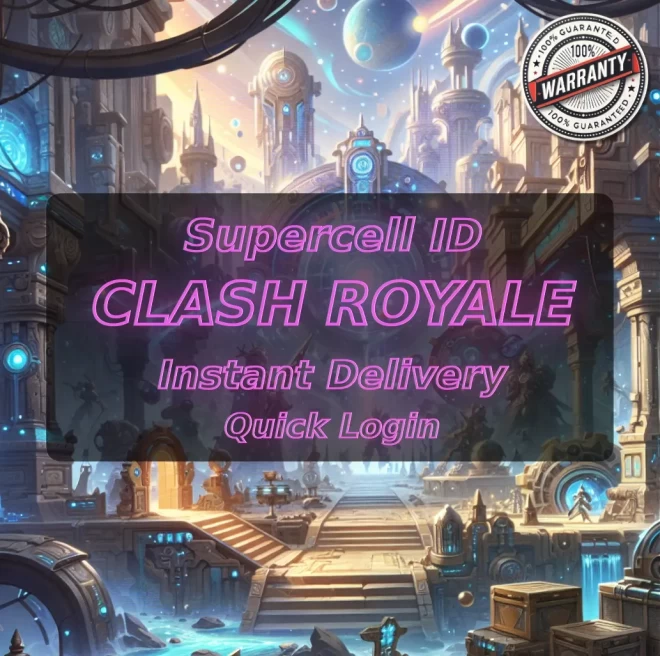 KT 13 LEVEL 40+Trophies:6897+1 Evolution+115 Cards+1 Cards (14LVL)+5 Tower Skins+28 Emotes+186K Gold+900 Gems+IOS/ANDROID #LOT-136441