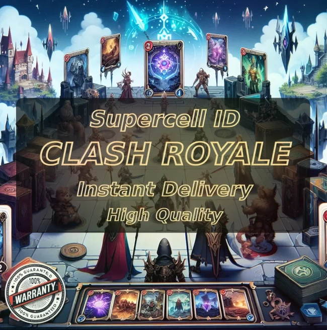 KT 13 LEVEL 41+Trophies:7132+1 Evolution+115 Cards+1 Cards (MAX) + 2 Cards (14LVL)+8 Tower Skins+34 Emotes+403K Gold+165 Gems+IOS/A #LOT-136443