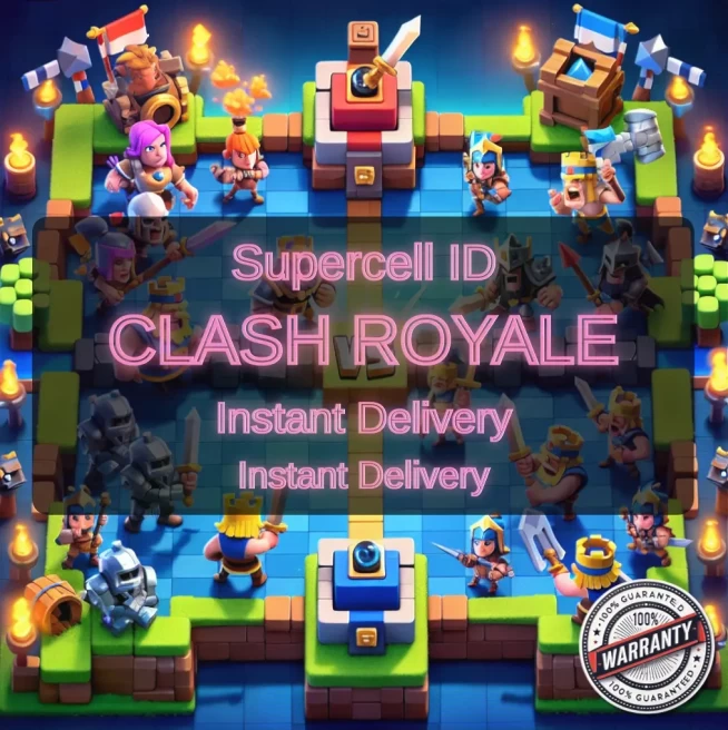 KT 11 LEVEL 31+Trophies:5168+100 Cards+1 Cards (12LVL)+1 Tower Skins+15 Emotes+164K Gold+491 Gems+IOS/ANDROID #LOT-136449