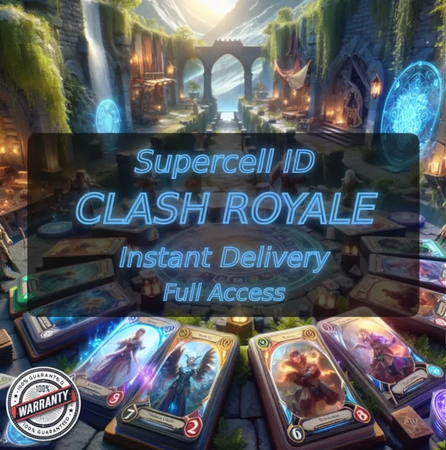 KT 11 LEVEL 33+Trophies:7009+115 Cards+3 Cards (14LVL)+2 Tower Skins+16 Emotes+242K Gold+974 Gems+IOS/ANDROID #LOT-136463