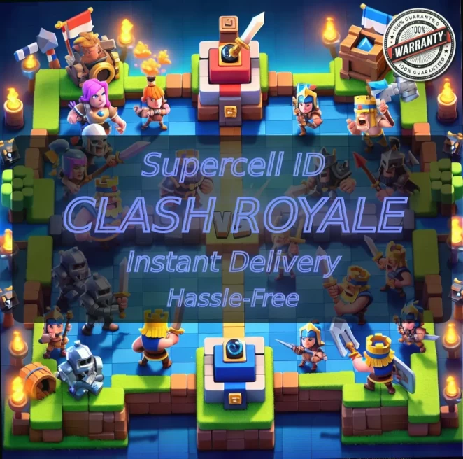 KT 14 LEVEL 43+Trophies:6831+5 Evolution+118 Cards+7 Cards (14LVL)+9 Tower Skins+58 Emotes+496K Gold+199 Gems+IOS/ANDROID #LOT-136465