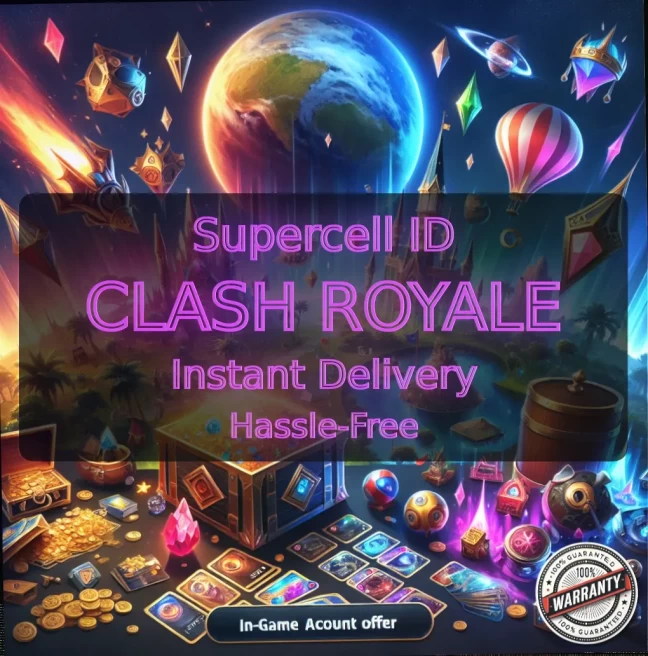 KT 13 LEVEL 41+Trophies:8091+1 Evolution+114 Cards+10 Cards (14LVL)+4 Tower Skins+22 Emotes+633K Gold+10284 Gems+IOS/ANDROID #LOT-136467
