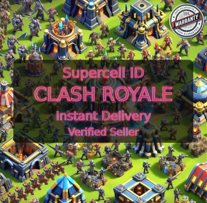 KT 11 LEVEL 32+Trophies:5278+103 Cards+1 Cards (13LVL)+1 Tower Skins+18 Emotes+340K Gold+447 Gems+IOS/ANDROID #LOT-136477