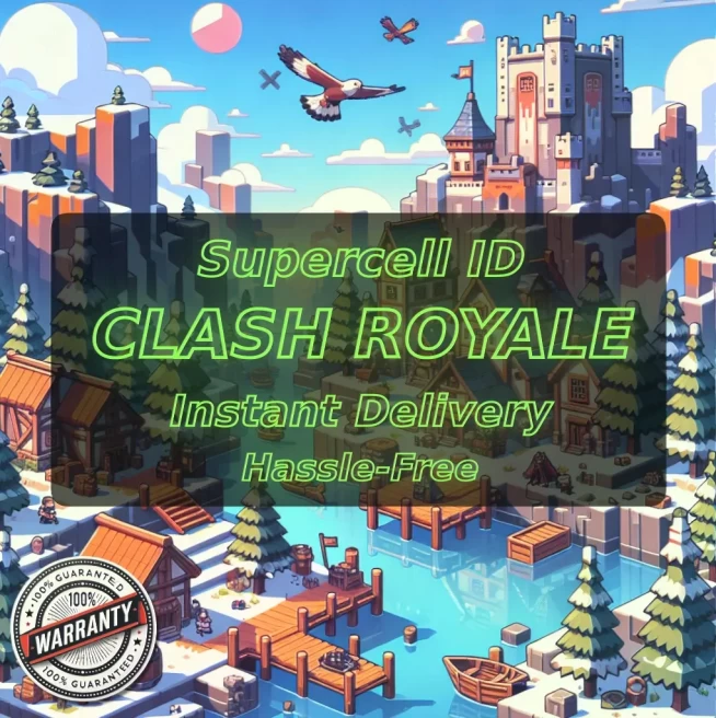KT 11 LEVEL 32+Trophies:6026+106 Cards+5 Cards (12LVL)+1 Tower Skins+15 Emotes+3K Gold+1229 Gems+IOS/ANDROID #LOT-136478