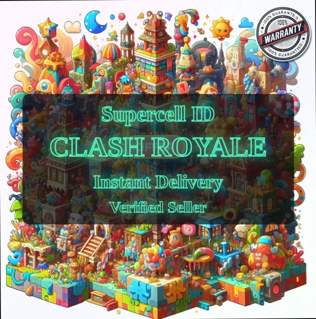 KT 14 LEVEL 43+Trophies:6382+2 Evolution+110 Cards+1 Cards (MAX) + 4 Cards (14LVL)+4 Tower Skins+17 Emotes+44K Gold+250 Gems+IOS/AN #LOT-136507
