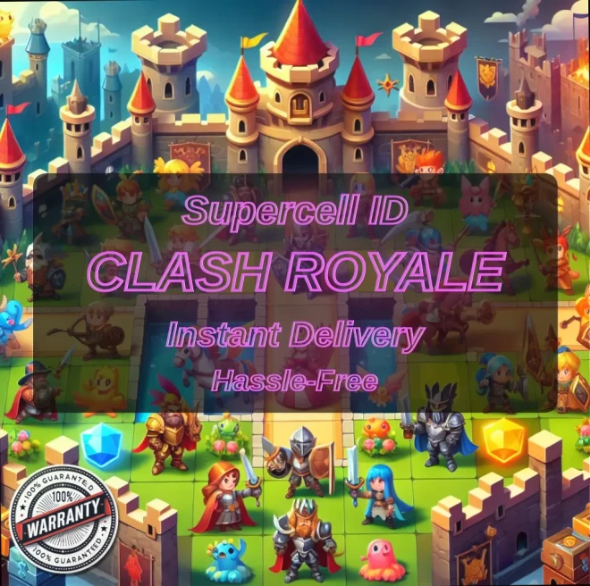 KT 13 LEVEL 41+Trophies:6620+4 Evolution+114 Cards+6 Cards (14LVL)+6 Tower Skins+58 Emotes+565K Gold+179 Gems+IOS/ANDROID #LOT-136508