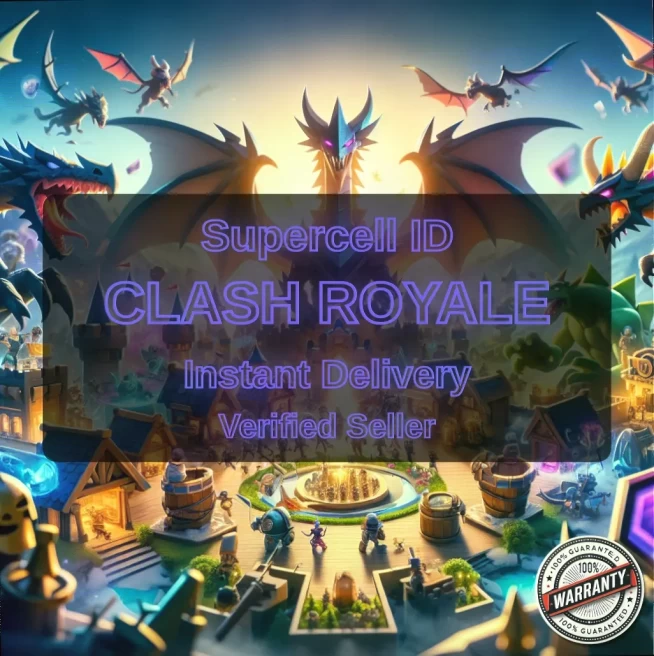 KT 13 LEVEL 40+Trophies:6769+3 Evolution+116 Cards+1 Cards (14LVL)+4 Tower Skins+38 Emotes+82K Gold+26 Gems+IOS/ANDROID #LOT-136509