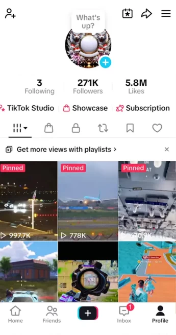 Instanly Delivery/ 270K Followers+5.8M Likes Account/ Tiktok Shop For Creator/ Live Stream/ Full Access