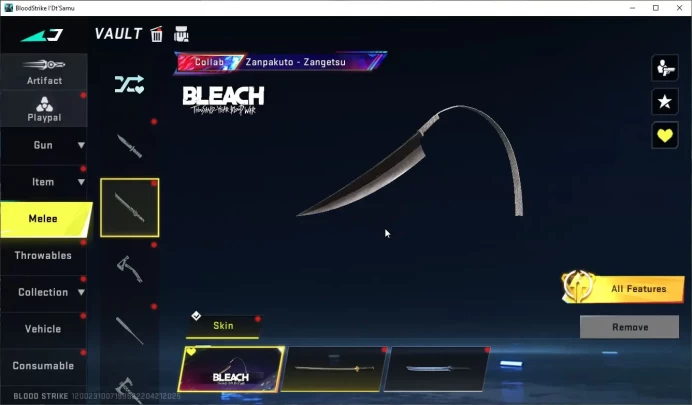 ASIA|Collab BLEACH EVO MELE Zenpakuto,7DS QBZ95 DarkNes,EVA SCAR08+10 ULTRA[JACK,FAL,Etc]|LMT RPK,MP7|NetEase|Check SS(BLS3930)