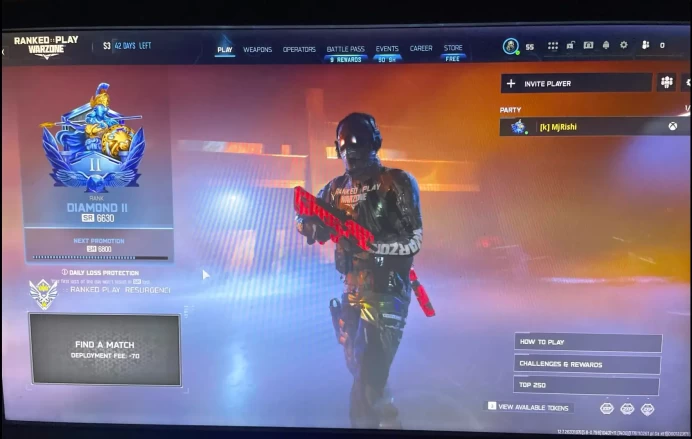Diamond Rank | WZ5 Resergunce | SR 5500 + (S3) |  Ranked Ops |  Full Access |  Linkable: Steam  | Battle.net | PSN  | Xbox