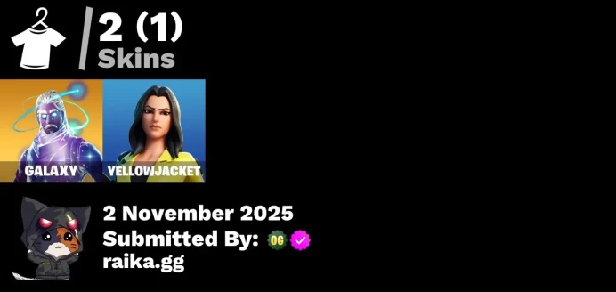 [PC/PSN/XBOX] 2 skins | Galaxy | Yellowjacket | Galactic Disc | Shattered Halo Ring | Dreamer's Two-Shot | Super Cape