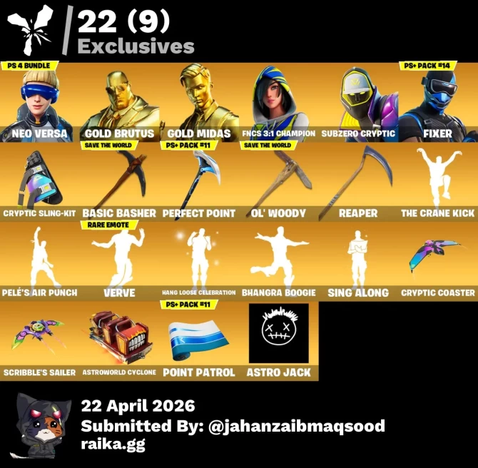 [PC/PSN/XBOX] 148Skins *55 Max styles*|Blaze,Spider-Man ,Gold Midas,Neo Versa,Mandalorian,Lara Croft ,Rebirth Raven,Focus,Tuski |Full Access