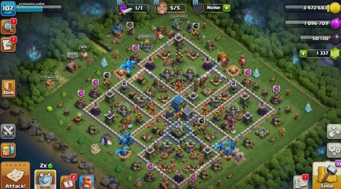 [TH 13] | Clash Of Clans | 107 Level | 49/56/34/32 Instant Delivery | Lifetime Warranty | 100% Secure | 24/7 Support