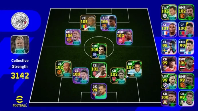 Mobile|PhenomPass(Lothar Matthaus,Eden Hazard),Edged Crossing(Mikael Silvestre),PhenomFinish(El-Hadji),Etc|TakeEmail|(EF1619)