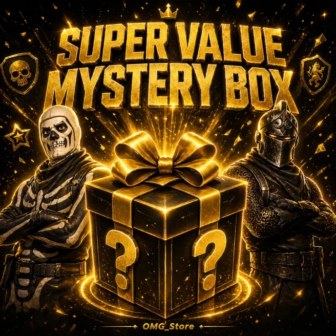 10-400 OG STACKED SKINS MYSTERY BOX | Chance to get: Ikonik, Black Knight, Travis Scott, OG Ghoul Trooper, Omega | Random Luck | Full Access