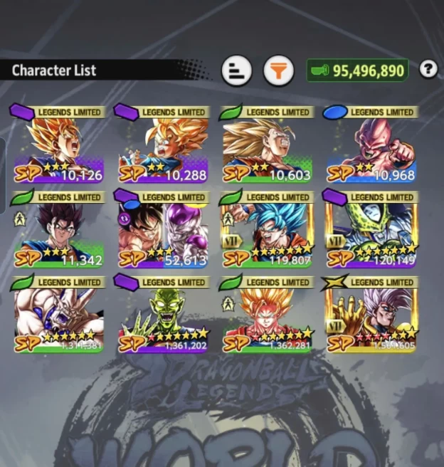 B89-IOS+Android-Meta Account-2 LR Full Red Star(Super Vegito+Piccolo)+Good Equipment+13 Zenkai+Good Team+Baby 2 Zenkai 11 Red Star+SS2 Goku+Demo