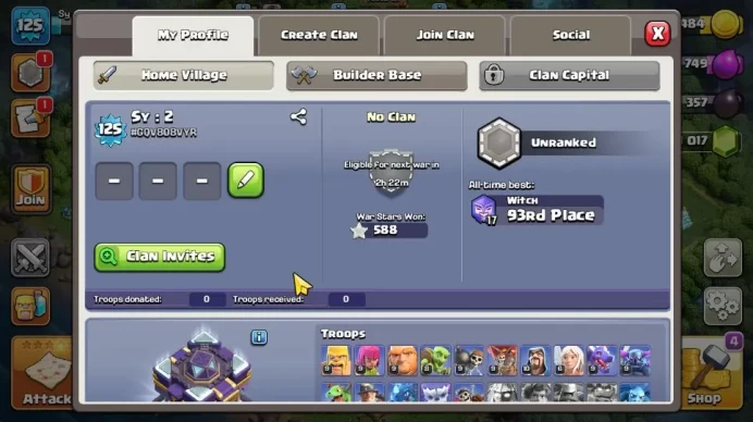 TH 15 - BH 6| LV 125 | HH 8| BK 61,AQ 65,GW 33,MP 21,RC 19,BM 8| CN YES|Protect OFF|TAKE MAIL(COC2094)