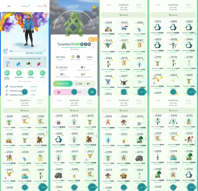 AC1468 -lv 67 Mystic | x6 3000CP | x91 2000CP | x20 Legendary | x1 SHUNDO | x25 shiny | x4 100IV | Suicune Darkrai Zapdos Entei Raikou Kartana V