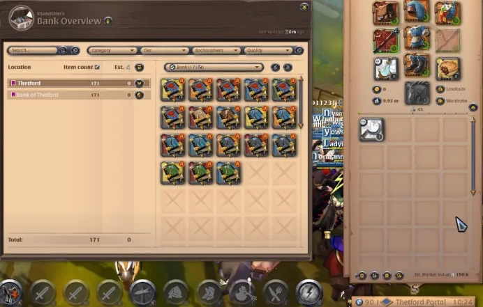 ASIA | 3,77M Total Fame - 9,93M Silver|T8 Fiber Harvester Tool - T7 QuarterStaff Build|Many Combat&Gather Tome|TakeGmail|AO800