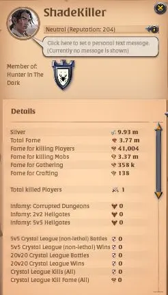 ASIA | 3,77M Total Fame - 9,93M Silver|T8 Fiber Harvester Tool - T7 QuarterStaff Build|Many Combat&Gather Tome|TakeGmail|AO800