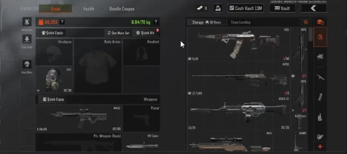 MOBILE Lv30|SV 14M|CV 13M| VSS Squire | Groza Ceremoni,AK 12 GM, Etc|P Balaclava|CN On|Infinite|Check SS(AB2932)