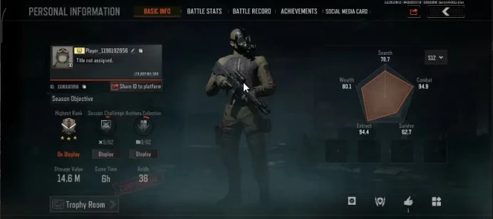 MOBILE Lv30|SV 14M|CV 13M| VSS Squire | Groza Ceremoni,AK 12 GM, Etc|P Balaclava|CN On|Infinite|Check SS(AB2932)