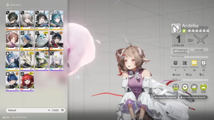 Asia Lv 7 |Starter 1 SSR (Ardelia) + 7 SR Character |Log Gryplink | Take Mail | Check SS (END746)