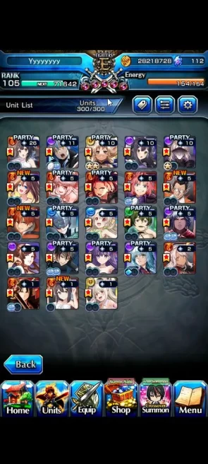 Global|Rank 105|23 Ascend+13 TW|[Inumuta,S Miyu,S Sakura,Ubel,Etc]+TW,S Miyu,Chloe,S Illya,Etc|Lpot 358|Check SS(GS2441)