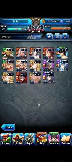 Global|Rank 71|592 cc|14 Ascend+8 TW|[S Miyu,Chloe,S Chloe,Kyoko,Etc]+TW,Fen,2x M Tomoe,RR Rimuru,Etc|Lpot 552|Check SS(GS2450)