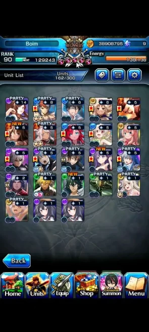 Global|Rank 90|23 Ascend+20 TW|[Emiyu,Touma,DL Rimuru,S Illya,Chloe,Etc]+TW,Kirisame,Fen,2x Miyu,Etc|Lpot 640|Check SS(GS2421)