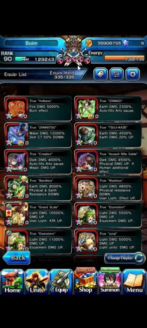 Global|Rank 90|23 Ascend+20 TW|[Emiyu,Touma,DL Rimuru,S Illya,Chloe,Etc]+TW,Kirisame,Fen,2x Miyu,Etc|Lpot 640|Check SS(GS2421)