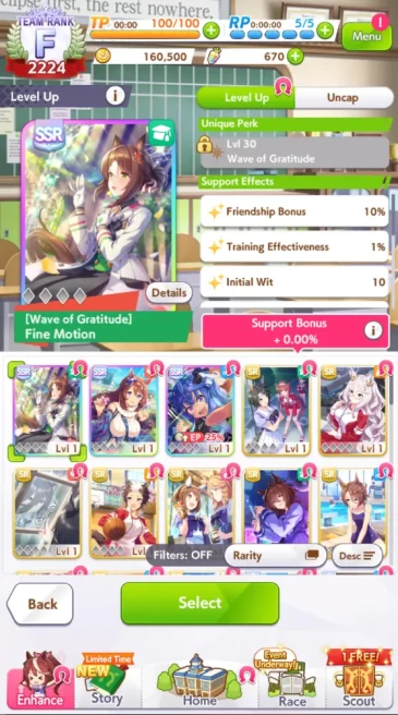 [GLOBAL] Starter Support Super Creek + Fine Motion + 1SSR | Selector On | Fresh Story| Log ID | Check SS (UM742)