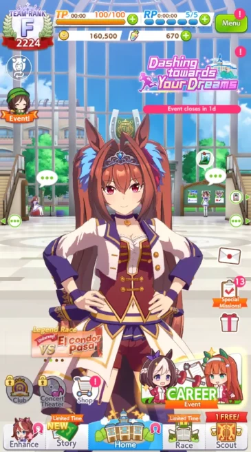 [GLOBAL] Starter Support Super Creek + Fine Motion + 1SSR | Selector On | Fresh Story| Log ID | Check SS (UM742)