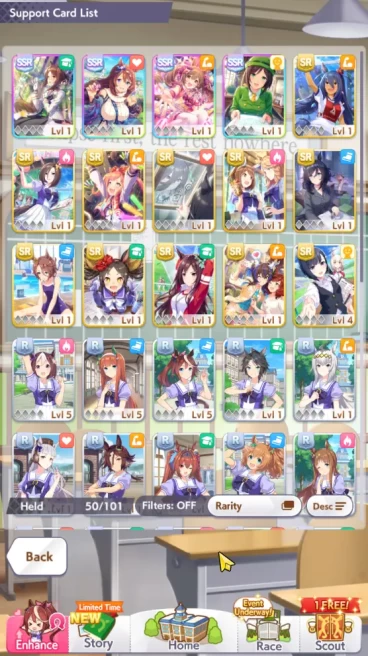 [GLOBAL] Starter Support Super Creek + Fine Motion + 2 SSR |Selector On|Fresh Story| 750 Carats | Log ID | Check SS (UM756)