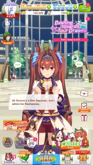 [GLOBAL] Starter Support Super Creek + Fine Motion + 2 SSR |Selector On|Fresh Story| 750 Carats | Log ID | Check SS (UM756)