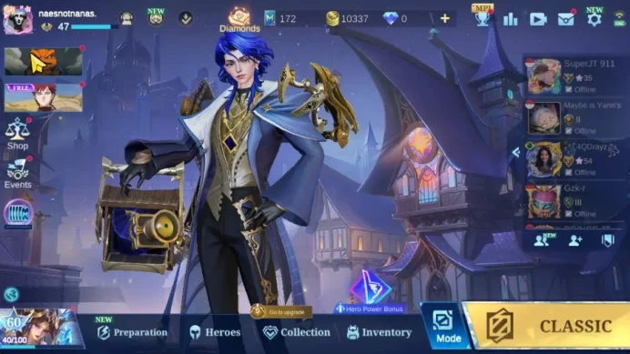 Hero 83|Skin 160|CC Khufra,LBox Kimmy,P ACE Cici,Venom Harley,Blazing Franco,SABER Saber,2 Mystik,Etc|Take Email|(MLBB2150)