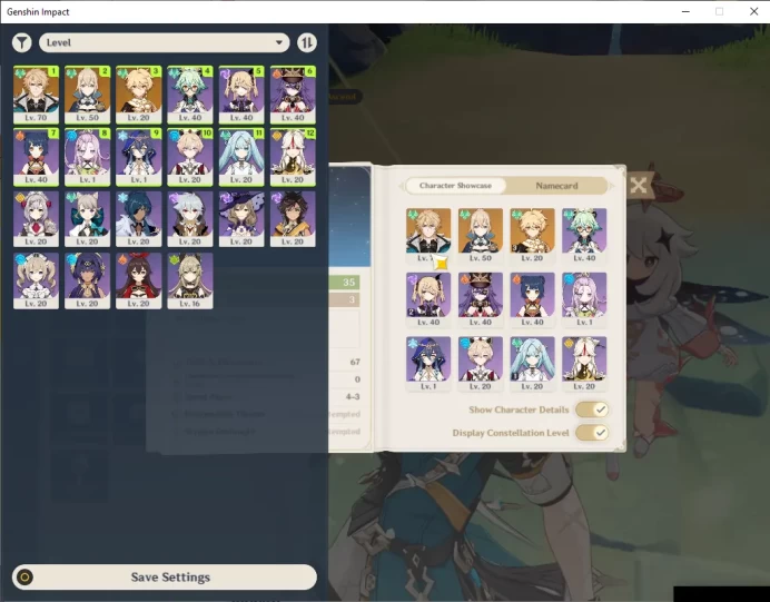 ASIA|AR 35|1 Limited+19(4Character)|Varka|Mc Male|Low Explore Map|Fregile Resin 35|Take Mail|Check SS(GI5859)