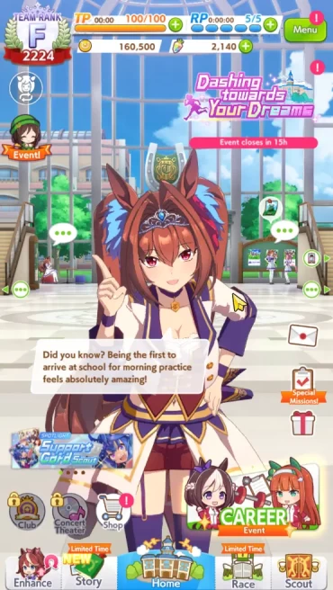 [GLOBAL] 2140 Carats | Starter Support Super Creek + Fine Motion + Special Week |Selector On|Fresh Story|Log ID|Check SS (UM769)