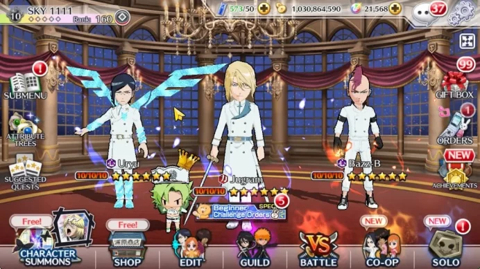 [Global]21K Orbs+Fresh All Story|9 MT[TYBW26(Bazz-B,Jugram),TYBW25(Rangiku,Toshiro),Shinji,Etc]|10 char 5/5|KlabID(BBS2536)