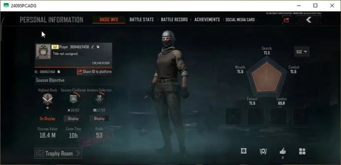 MOBILE Lv30|SV 18M|CV 18M|SQB M110 Speed, Suomi B, AK12 GM, Groza SS, AKM SS, Etc|CN ON|Infinite|CheckSS(AB3001)