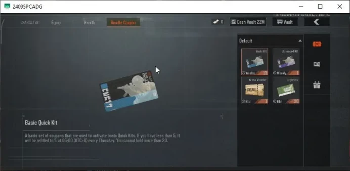 MOBILE Lv30|SV 56M|CV 22M|Battle Machete, Shovek Sapper|LR AR2 Koi, VSS Decree|CN Off|Infinite|Check SS(AB2987)