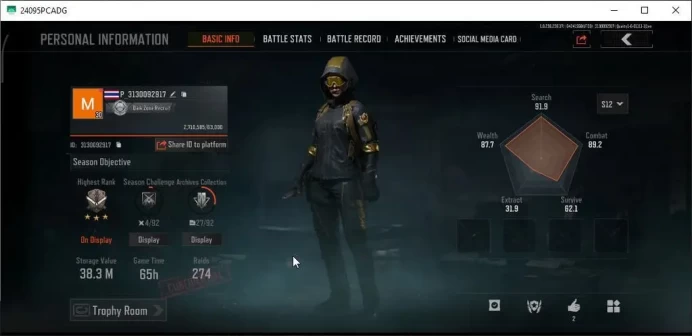 MOBILE Lv30|SV 20M|CV 13M|Decree LR-AR1,Koi AK-102,GM AK-12,Ceremonial Mk14,Etc|CN ON|Infinite|CheckSS(AB3002)