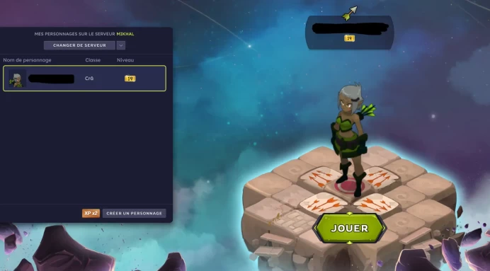 SOLD!! Mikhal Mono  -  Cra Niv.200 Omega Perfect for PVP/PVM Unity never authenticated and secure 100%