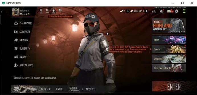 MOBILE Lv30|SV 25M|CV 10M| AX50 SS | M4A1 Max Velocity,AK102 Graffity,T951 Meteor,Etc|Many Skin|CN Off|Infinite|Check SS(AB2975)