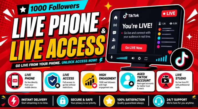  Live Access + Live Studio ⮞ (-95%) MEGA SALE ⮞ Never Banned ⮞ GLOBAL ⮞ 1K ⮞ High Engagement ⮞ Instant Delivery ⮞ EliteGameMart