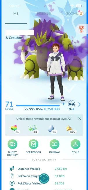 Level 71, 57 Pokemon 3000CP+, 6 Legendary IV100, 155 Shiny, 218 Legendary, 342 IV 100, 12 Shiny Legendary, 37 Shadow Legendary